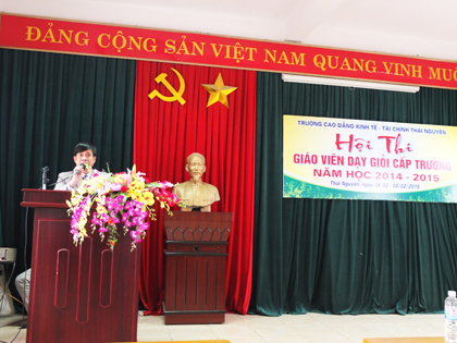 Bế mạc hội thi GVDG cấp trường năm học 2014-2015